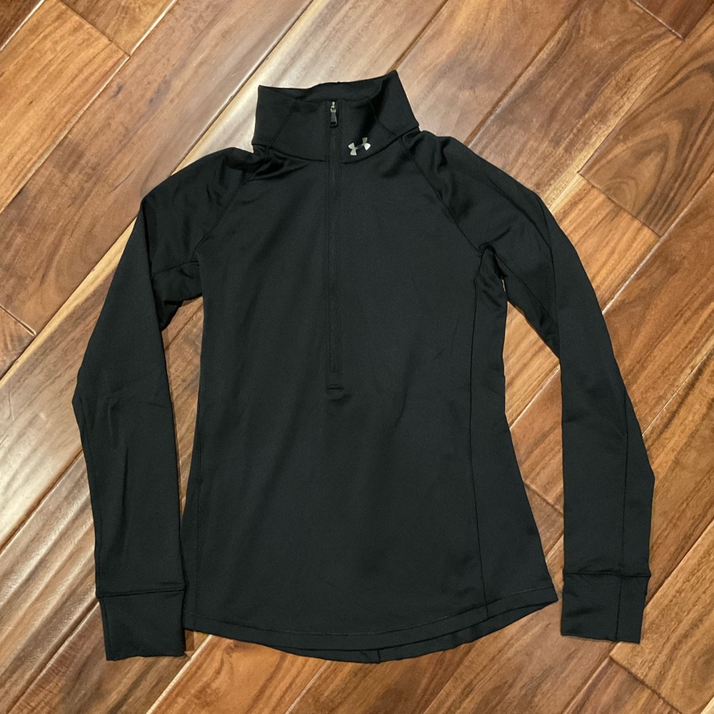 Under Armour Black ColdGear Half Zip Jacket